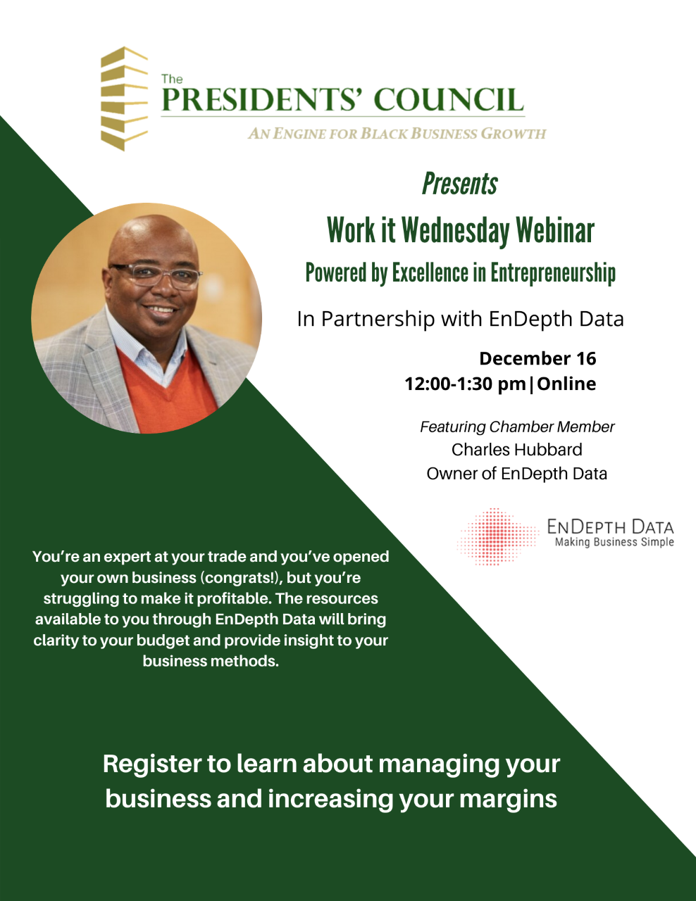 The Presidents' Council Presents: Work it Wednesday Webinar